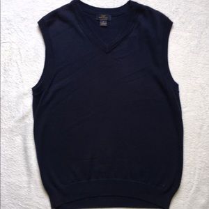 Brooks Brothers 346 Navy Blue Sweater Vest